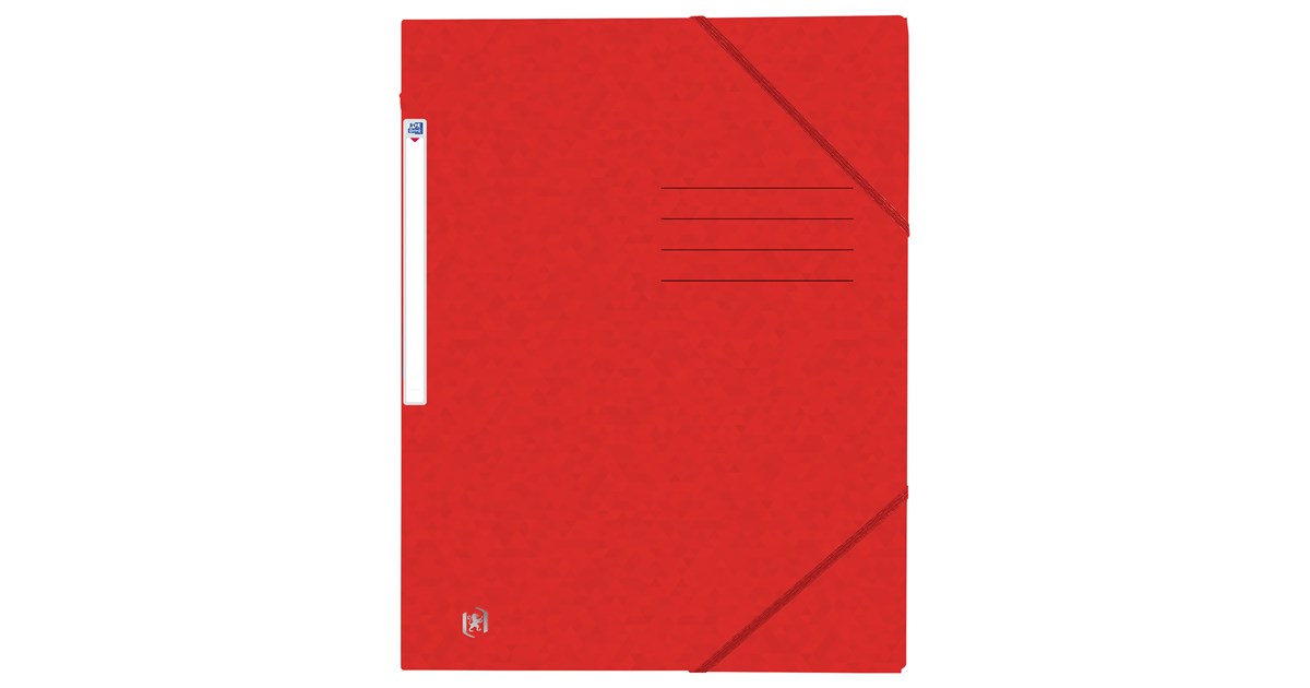 file OXFORD 400116308 - Oxford Eckspannmappe TOP FILE+, A4, 390 g/m² Karton, rot