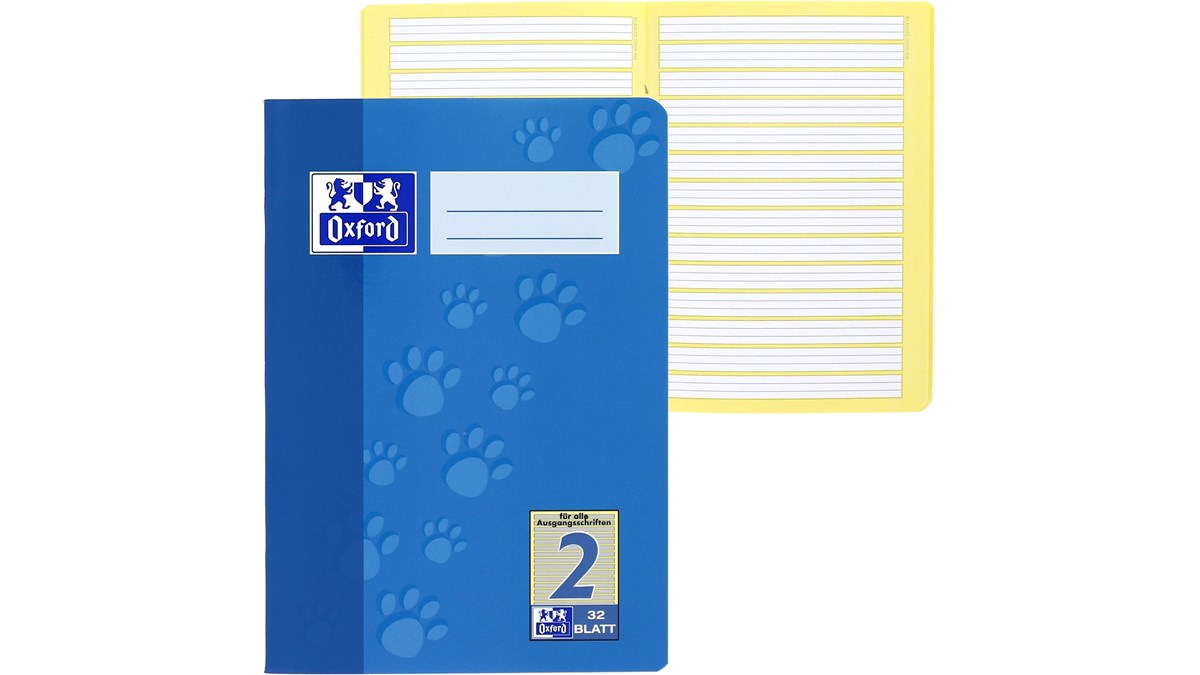 Oxford Schulheft A5, kariert, Lineatur 7, 32 Blatt, orange, Optik Paper Oxford Schulheft A5, kariert, Lineatur 7, 32 Blatt, orange, Optik Paper