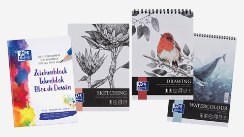 Oxford Kunst- und Zeichenblöcke