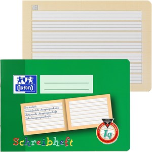 OXFORD Schule Schreiblernheft A5 quer, 16 Blatt, Lineatur 1q