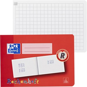 OXFORD Schule Rechenheft A5 quer, 16 Blatt, Lineatur R