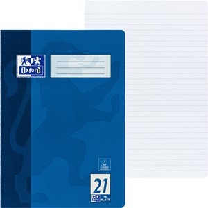 OXFORD Schule Schulheft A4, 16 Blatt, Lineatur 21 (liniert)