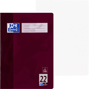 OXFORD Schule Schulheft A4, 16 Blatt, Lineatur 22 (kariert)