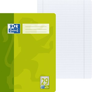 OXFORD Schule Schulheft A4, 16 Blatt, Lineatur 29 (rautiert mit Rand links und rechts), Optik Paper®