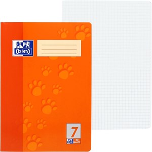 OXFORD Schule Schulheft A4, 32 Blatt, Lineatur 7 (kariert 7 mm), Optik Paper®