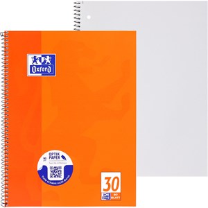 OXFORD Schule Collegeblock A4+ (220 x 295 mm), 80 Blatt, blanko
