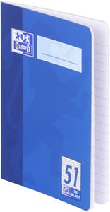 OXFORD Schule Oktavheft A6, 32 Blatt, Lineatur 51 (liniert), Optik Paper®