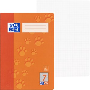 OXFORD Schule Schulheft A4, 16 Blatt, Lineatur 7 (kariert 7 mm)