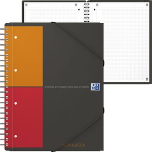 OXFORD International Meetingbook A4+, kariert 5 mm, 80 Blatt