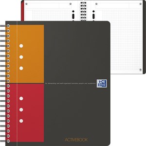 OXFORD International Activebook A5+, kariert 5 mm, 80 Blatt