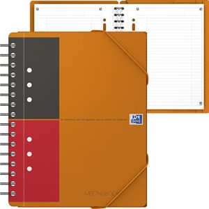 OXFORD International Meetingbook A5+, liniert 6 mm, 80 Blatt