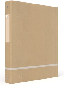 ELBA Ringbuch TOUAREG, A4, 4 Ringe, beige mit weiß