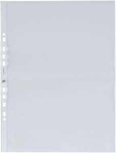 Oxford ELBA Prospekthüllen Sonderformate A3 hoch, PP 0,09 mm, genarbt, oben offen, ungefalzt, 25 Stück im Beutel