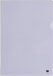 Oxford ELBA Sichthüllen Premium A4, PVC, 0,14 mm, seidenmatt, oben und rechts offen, mit Griffloch, 100 Stück im Karton