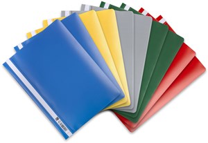 Oxford Schnellhefter A4, PP, für ca. 160 DIN A4-Blätter, sortiert, 10er Pack