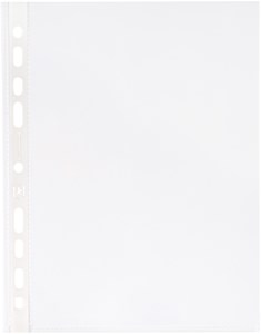 Oxford Prospekthüllen Economy A5, PP, 0,06 mm, glasklar, oben offen, 100 Stück im Beutel