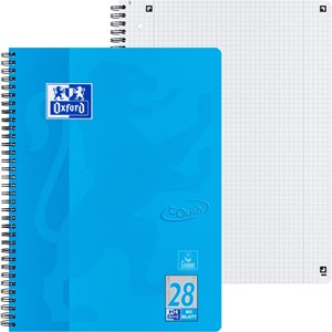 Oxford Touch Collegeblock A4+ L.28 meerblau, 80 Blatt