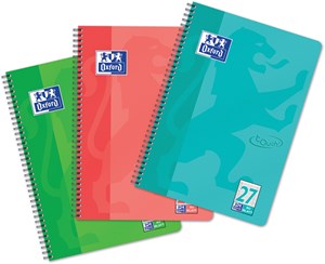 Oxford Touch Collegeblock A4+, L27, sortiert, 80 Blatt, 10er Pack