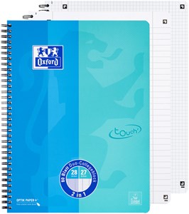 OXFORD Touch Duo-Collegeblock A4+ L.28 (48 Blatt) + L. 27 (32 Blatt)