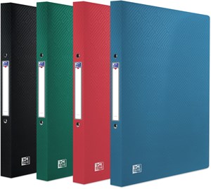 Oxford ELBA Ringbuch URBAN Büro, DIN A4, Rückenbreite 20 mm, 2 Ringe, PP, blickdicht, sortiert, 10er Pack