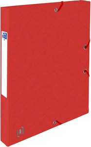 Oxford Sammelbox TOP FILE+, A4, Rückenbreite 25mm, 425 g/m² Karton, rot