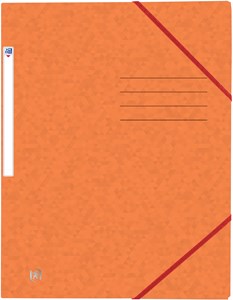 Oxford Eckspannmappe TOP FILE+, A4, 390 g/m² Karton, orange