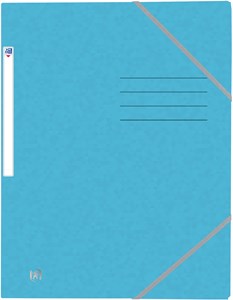 Oxford Eckspannmappe TOP FILE+, A4, 390 g/m² Karton, hellblau