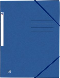 Oxford Eckspannmappe TOP FILE+, A4, 390 g/m² Karton, blau