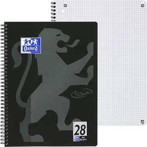 Oxford Touch Collegeblock A4+ L.28 schwarz, 80 Blatt
