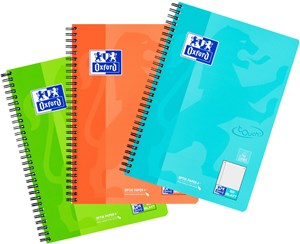 Oxford Touch Collegeblock B5, L27, sortiert, 80 Blatt, 5er Pack