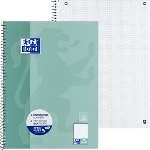 OXFORD Schule Collegeblock A4+ (220 x 295 mm), 80 Blatt, Dotted