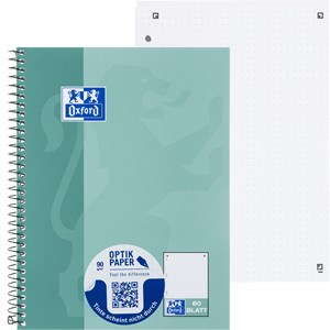 OXFORD Collegeblock A5+, 80 Blatt, Microperforation und Ausreißhilfe, Dotted, SCRIBZEE® kompatibel
