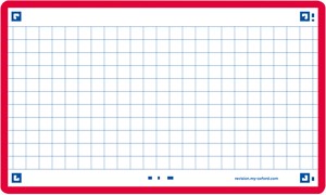 Oxford Flash 2.0, 75x125mm, 80 Blatt, kariert, rot