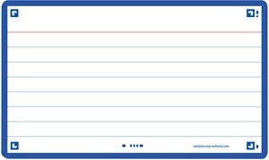 Oxford Flash 2.0, 75x125mm, 80 Blatt, liniert, marineblau