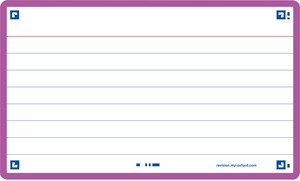 Oxford Flash 2.0, 75x125mm, 80 Blatt, liniert, lila