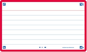 Oxford Flash 2.0, 75x125mm, 80 Blatt, liniert, rot