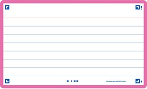 Oxford Flash 2.0, 75x125mm, 80 Blatt, liniert, fuchsia