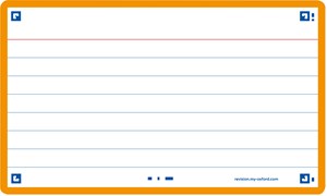 Oxford Flash 2.0, 75x125mm, 80 Blatt, liniert, orange