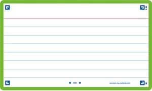 Oxford Flash 2.0, 75x125mm, 80 Blatt, liniert, grün