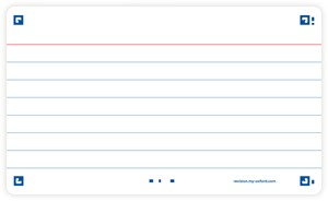 Oxford Flash 2.0, 75x125mm, 80 Blatt, liniert, weiß