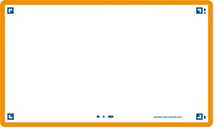 Oxford Flash 2.0, 75x125mm, 80 Blatt, blanko, orange