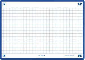 Oxford Flash 2.0, 105x148mm, 80 Blatt, kariert, marineblau