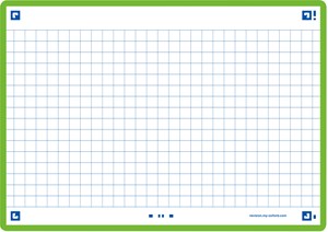 Oxford Flash 2.0, 105x148mm, 80 Blatt, kariert, grün