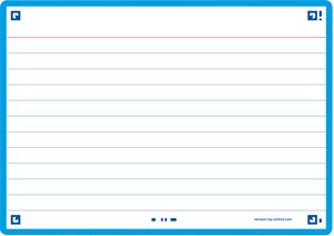 Oxford Flash 2.0, 105x148mm, 80 Blatt, liniert, türkis