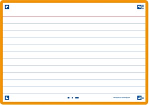 Oxford Flash 2.0, 105x148mm, 80 Blatt, liniert, orange