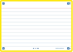 Oxford Flash 2.0, 105x148mm, 80 Blatt, liniert, gelb