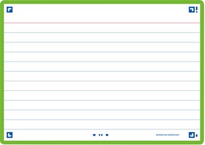 Oxford Flash 2.0, 105x148mm, 80 Blatt, liniert, grün