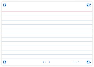 Oxford Flash 2.0, 105x148mm, 80 Blatt, liniert, weiß