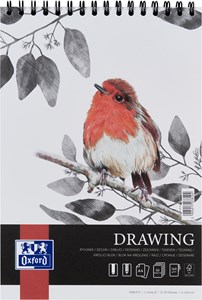 Oxford Art Spiral-Zeichenblock A4, 50 Blatt, 160g