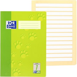 OXFORD Schule Schulheft A4, 32 Blatt, Lineatur 1, Optik Paper®